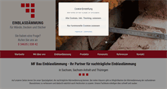 Desktop Screenshot of mfbau-daemmung.de